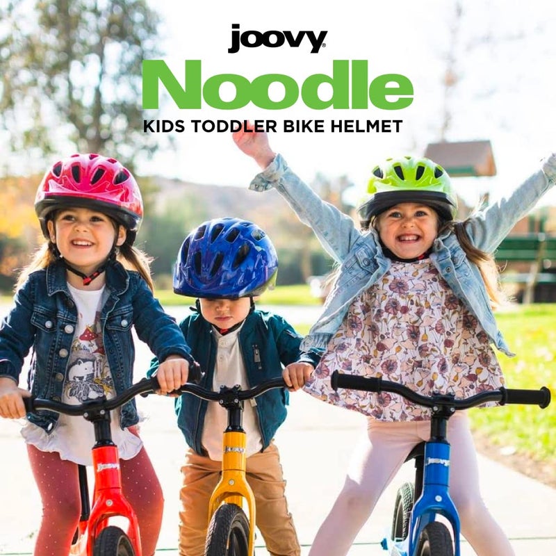 Joovy خوذة جوفي نودل متعددة الرياضات XS-S، خوذة دراجة للأطفال قابلة للتعديل، خضراء - Image 3
